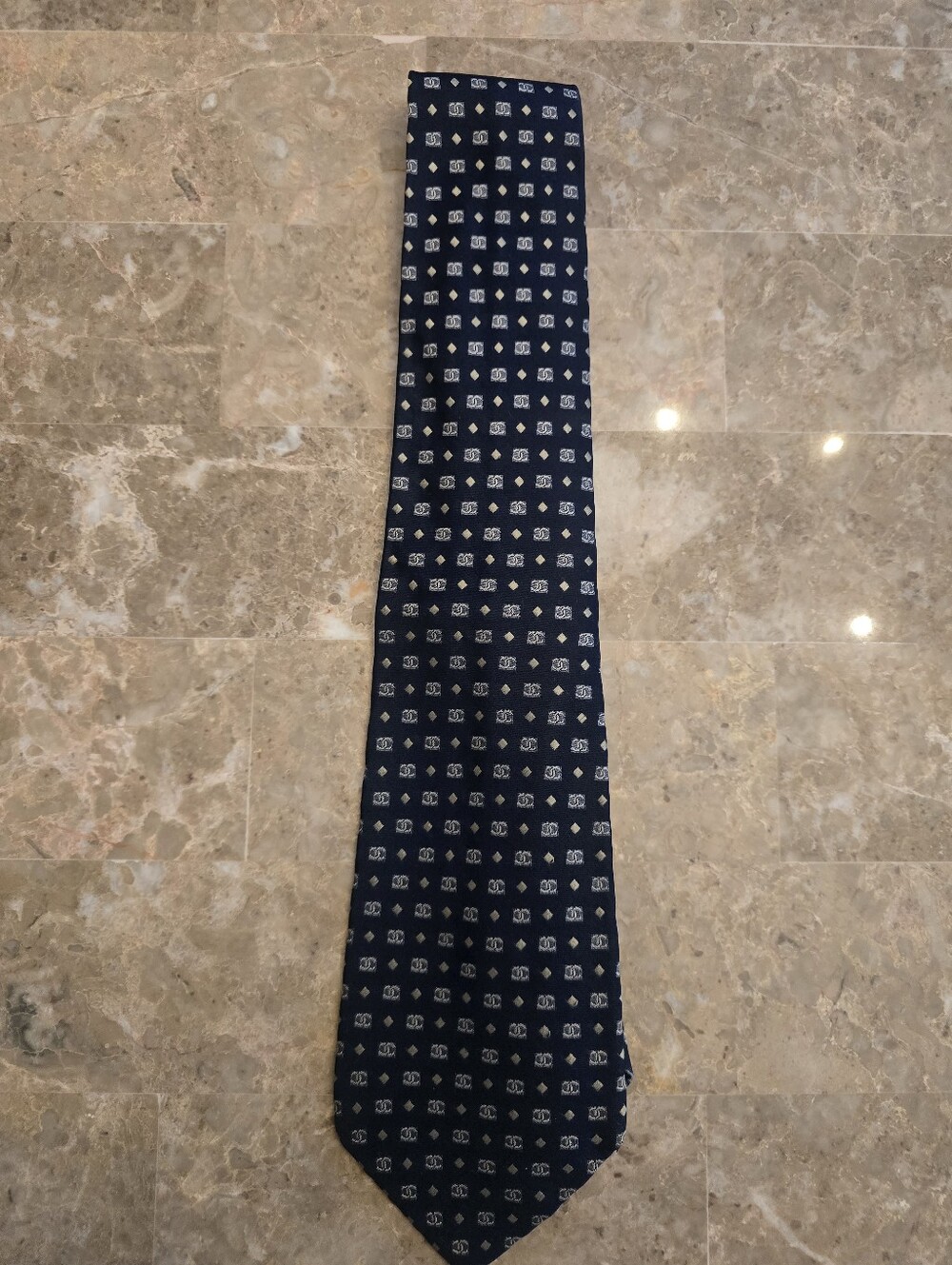 VIntage CHANEL logo Tie